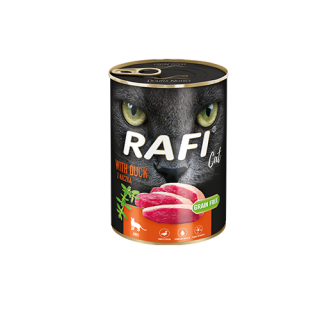 Rafi Cat Adult z kaczką 400g - Mokra karma dla kota